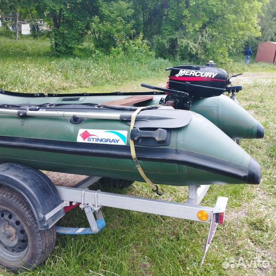 Лодка пвх Стингер с мотором