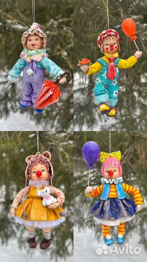 Елочные (ватные) игрушки Новогодний подарок