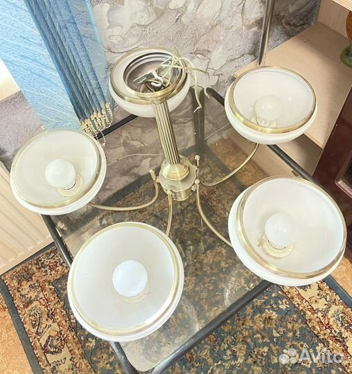 Люстра потолочная бу