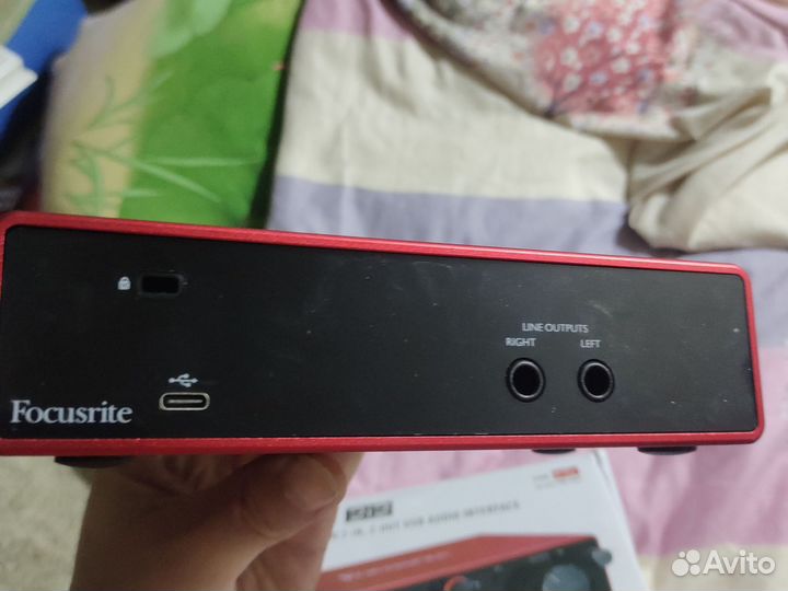 Звуковая карта usb Focusrite scarlett 2i2.реплика