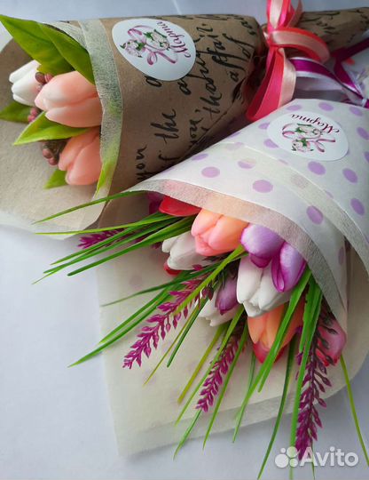 Букет из мыла 