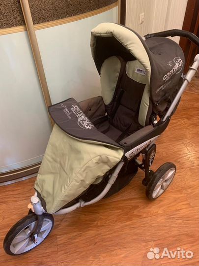 Коляска Cam cortina 3 в 1 (люлька, автокресло)