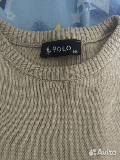 Us polo свитер