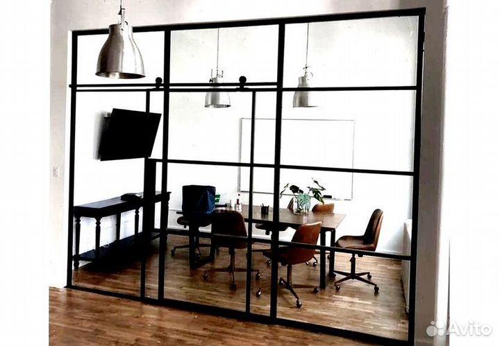 Перегородки раздвижные. Скрытые двери