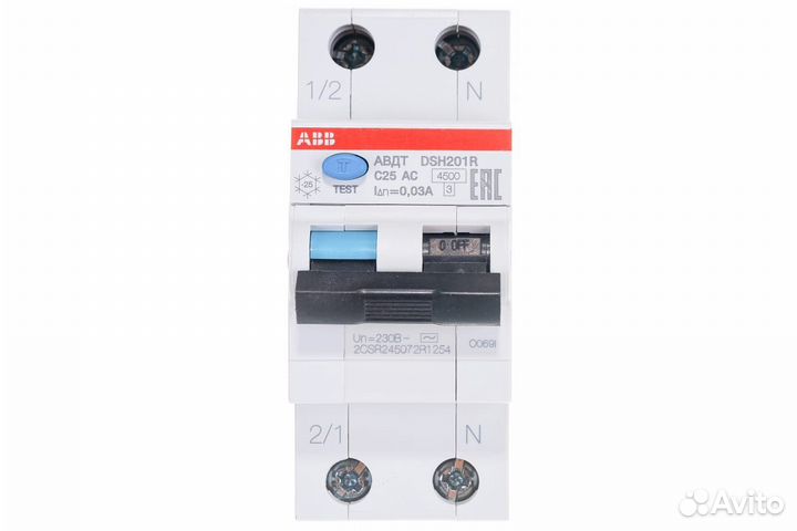 Дифференциальный автомат ABB DSH201R