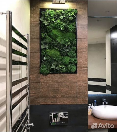 Панно из мха 70 см