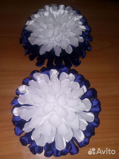 Школьные бантики ручной работы под цвет формы