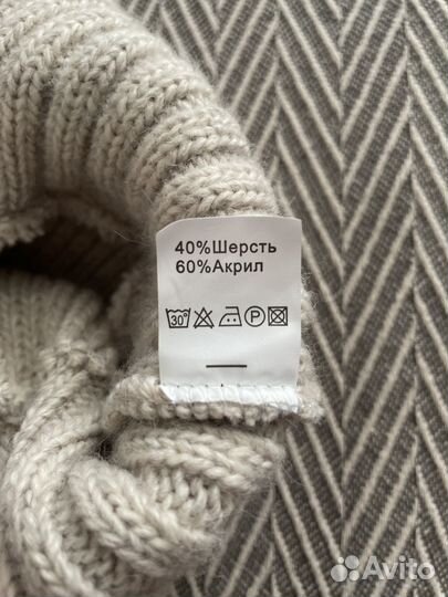 Шапка капор, снуд новая