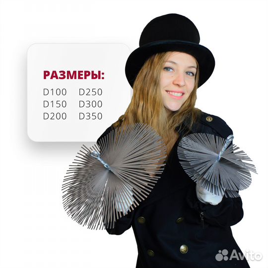 Щётки и комплектующие для чистки дымохода