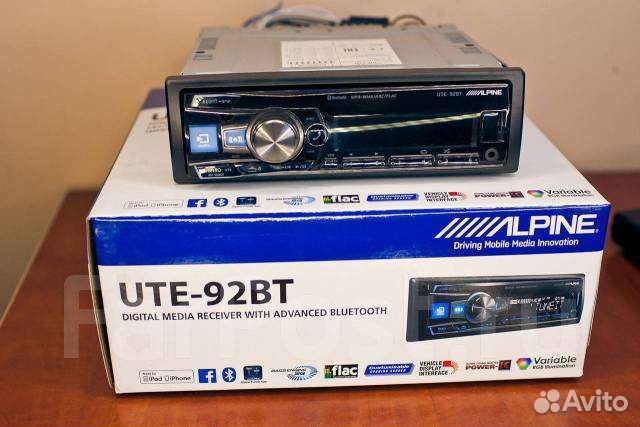 Магнитола alpine ute 92bt