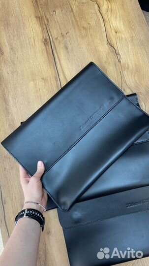 Папка для документов из кожи с тиснением, партия