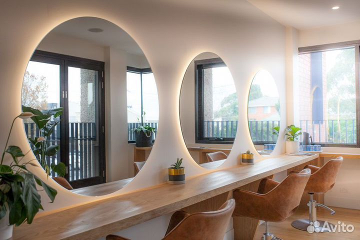 Зеркало с подсветкой круглое Vanessa