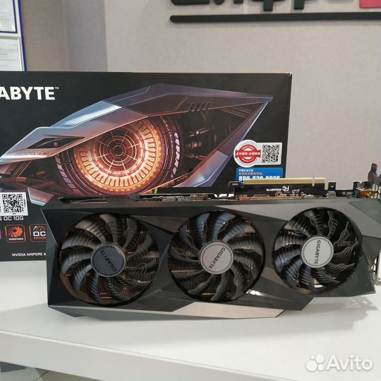 Видеокарта gigabyte GeForce RTX 3080 gaming OC 10G