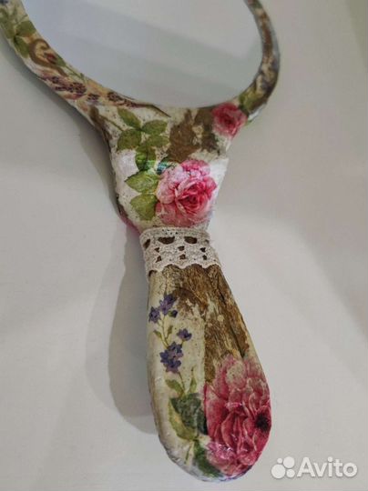 Зеркало на ручке ручной работы