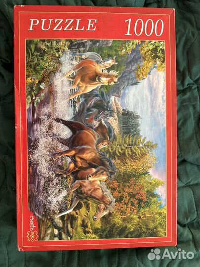 Пазл лошади 1000 деталей