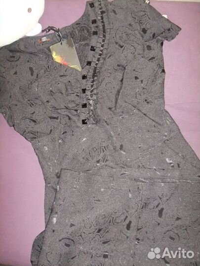 Разные черные платья 42-44