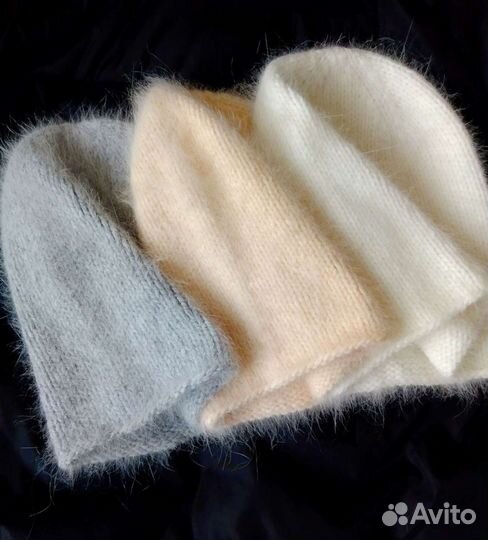 Шапка бини (пух норки)