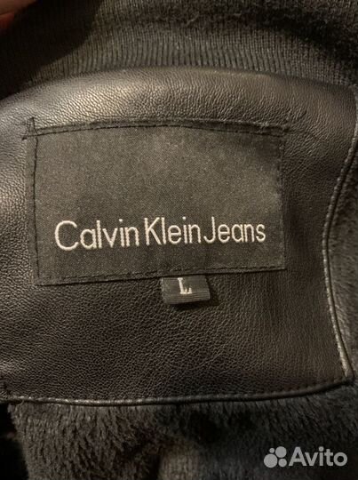 Кожаная куртка Calvin Klein