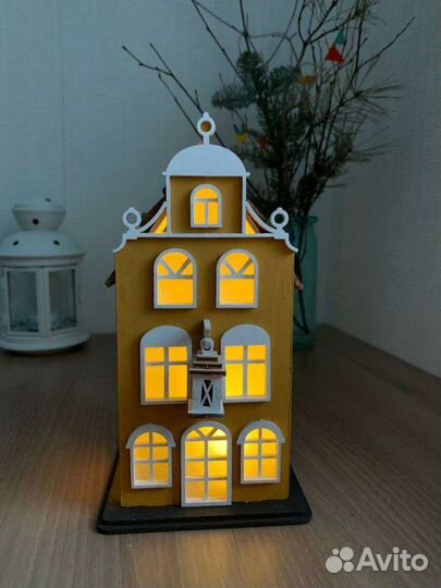 Чайный домик светильник голландский