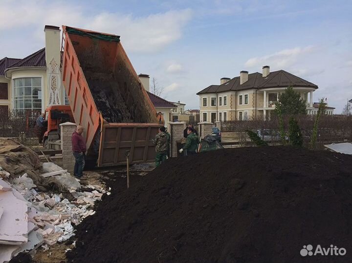 Грунт котлованный, плодородный, глина Доставка