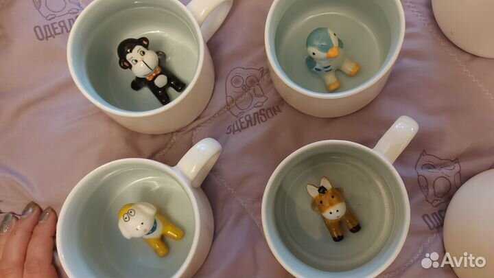 Кружечка со зверюшкой