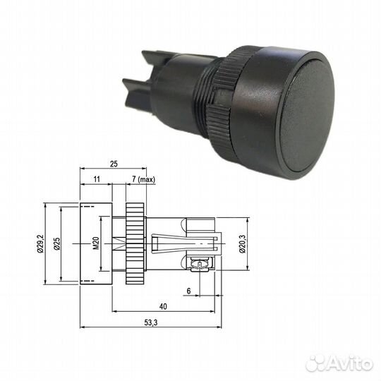 1 шт Кнопочный переключатель LXA2 3SA5-EA121 240 В