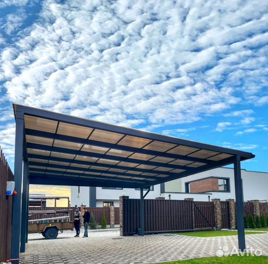 Навес под ключ