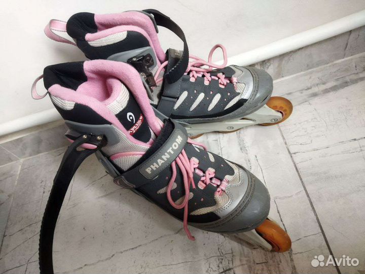 Роликовые коньки женские раздвижные 39-42