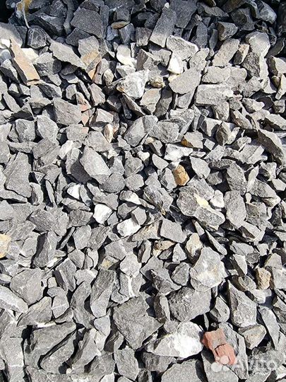 Галька мраморная белая