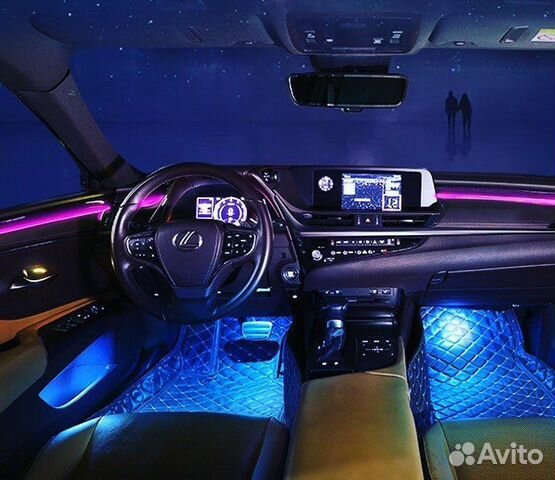 Подсветка салона Lexus ES