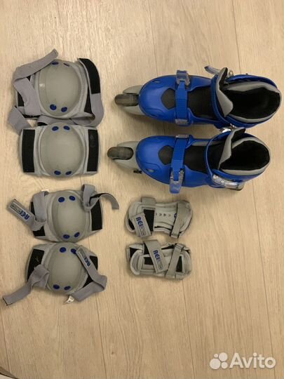 Ролики reaction раздвижные 34-37 размера