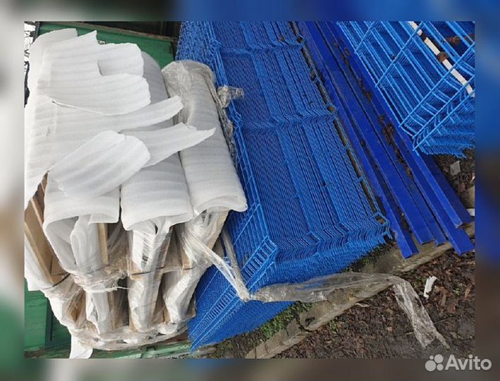 Забор сетка 3д