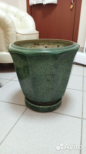 Горшок для цветов керамика большой
