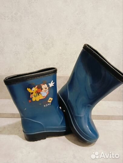 Резиновые сапоги для мальчика 21