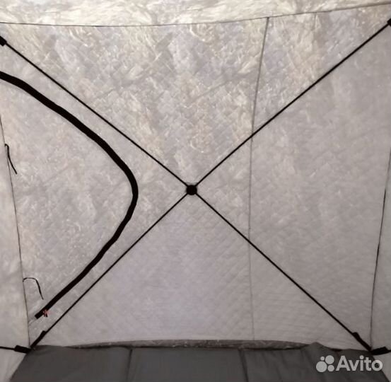 Зимняя палатка куб трехслойная