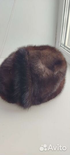 Шапка норковая б/у