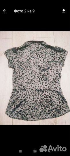 Атласная блузка, рубашка, кофточка