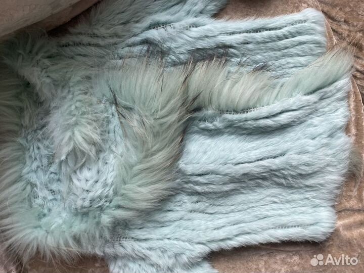 Накидка кардиган вязанный кролик microb