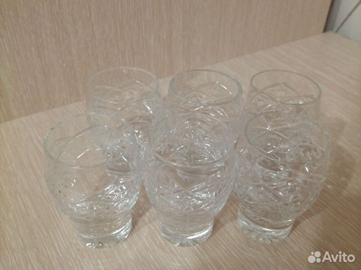 Хрустальные рюмки СССР