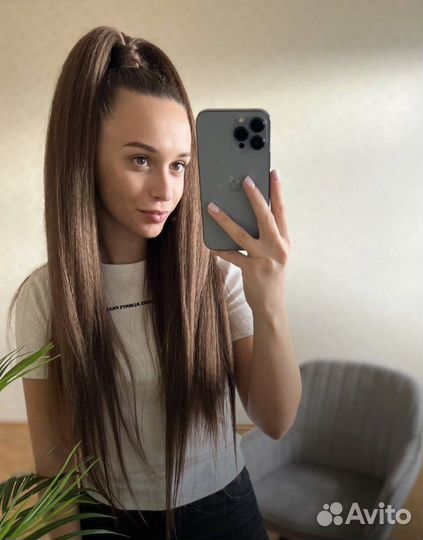 Хвост на резинке / накладной хвост / шиньен