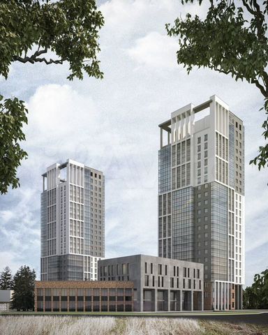 Квартира-студия, 96,4 м², 19/22 эт.