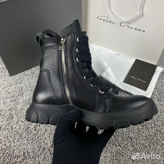 Rick owens bozo tractor boots jumbo