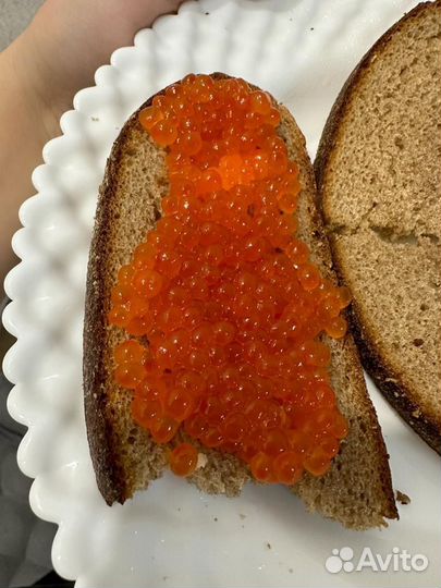 Красная икра кета