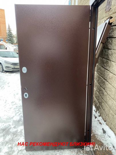 Тяжелая дверь входная под ключ