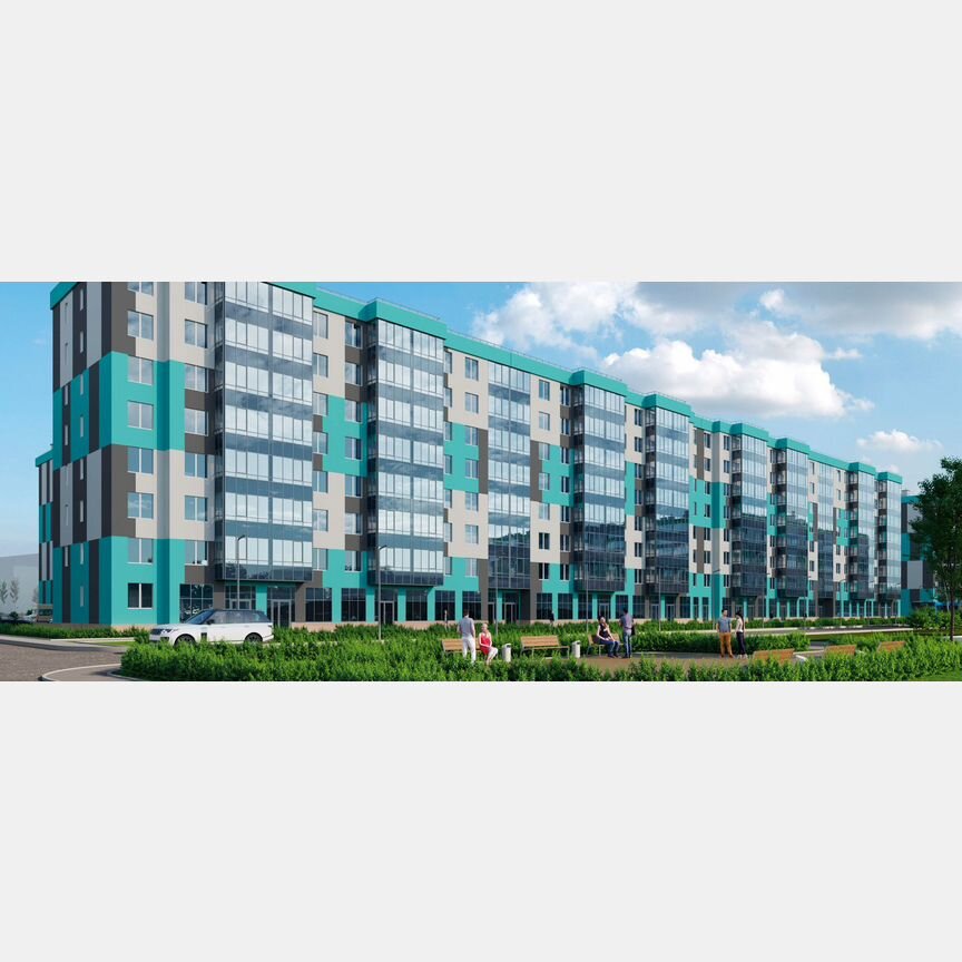 1-к. квартира, 39,2 м², 1/8 эт.