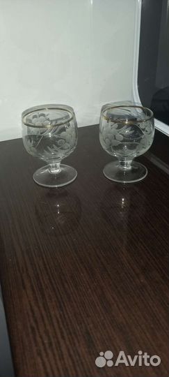Рюмки хрусталь на ножке СССР