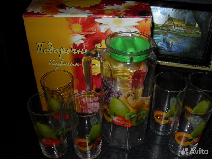 Подарочный набор,стаканы,стопки