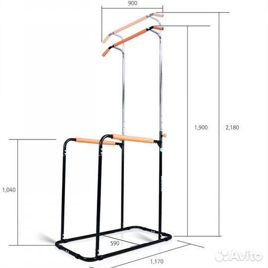 Стойка для подтягиваний и отжиманий Power Tower