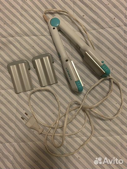 Плойка для волос с 2-мя насадками бу