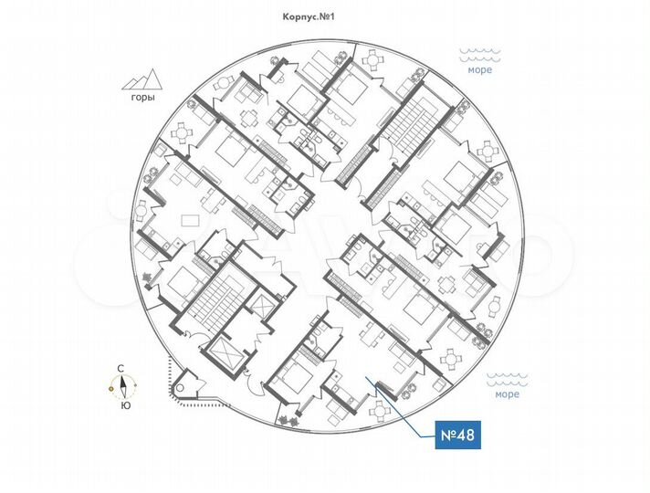 2-к. апартаменты, 67,1 м², 7/11 эт.